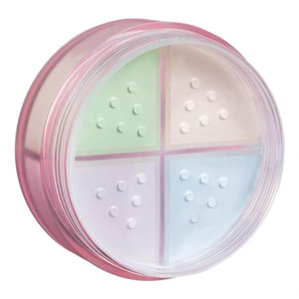 Polvo Traslucido Corrector Unifica El Tono De Piel Pink Up azul