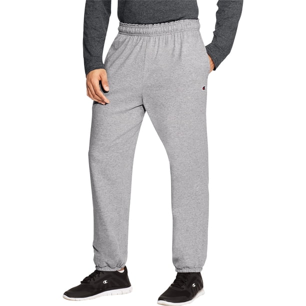 Champion Jersey Casual Jogger Pantalones para Hombre, Gris, X-Large Champion Persona que practica jogging