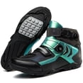 thumbnail image 6 of Men's and women's all-season motorcycle riding boots and motorcycle shoes,Black green,47, 6 of 6