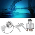 thumbnail image 4 of Interruptor de encendido, resistente al agua, con llave de arranque y 2 llaves para Kobelco Sk200-3, Sk200-5, Sk120-5, para automóviles, motocicletas y tractores., 4 of 5