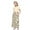Style 4, variant on Girl's Short Sleeve Dress Patchwork Floral Print Loose Casual Long Maxi Dress with Pockets for 4-14 Years Kids
