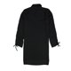 thumbnail image 2 of bar III Womens Ruched Tunic Blouse, deepblack, XL, 2 of 2