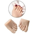 thumbnail image 4 of Practice Fake Foot Model Half Foot Accessory Manicure Tool Professional Foot Mannequin Flexible Soft Durable Nail Practice Foot Mannequin B, 4 of 7