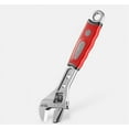 thumbnail image 1 of 8 Adjustable Wrench with 200mm Length, 30mm Large Opening, Non-Slip Handle, and Wide Jaw, 1 of 5