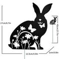 thumbnail image 1 of Iron Garden Stake Decoration for Outdoor Yard Patio Porch Indoor Use with Gold Finish 10 in Tall, 1 of 5