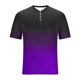 thumbnail image 5 of Top de Color Sólido Casual de los Hombres, Camiseta de Cuello Redondo Botón de Manga Corta de Moda para Uso Al Aire Libre Y Diario, Camiseta de Invierno Cómoda, 5 of 9