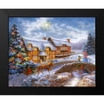 thumbnail image 2 of Country Cottages 24x20 Black Modern Framed Museum Art Print Titled - Boehme, Nicky, 2 of 5