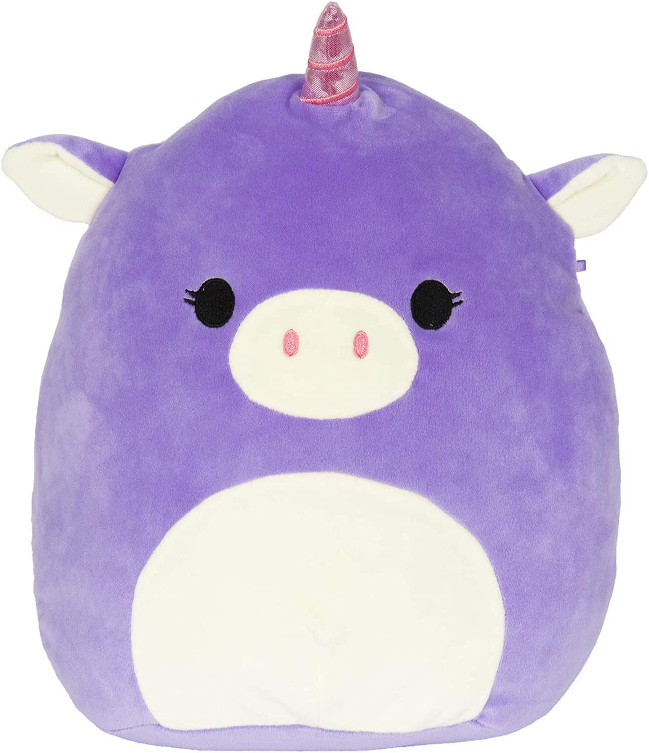 Squishmallows Soft Plush Astrid the Purple Unicorn 16" Pillow