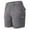 Grey, variant on Daznico Women's Loose Cargo Shorts - Solid Color Mini Hot Pants with Buttons for Summer & Beach,for Size XXL