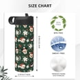 thumbnail image 4 of Uemuo Festive Forest Friends Print 18oz Sports Insulated Kettle, Water Bottle, Outdoor Sports Bottle, Insulated Hydration Bottle with Handle & Flip Straw, 4 of 8