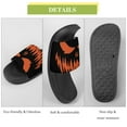 thumbnail image 7 of GZHJMY Stylish Slides for Women Men, Pumpkins Faces Silhouettes Soft Flexible Slip-on Sandals Slippers, 7 of 7