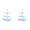 Blue 2PCS, variant on Piwvid Cupcake Stand, 3-Tier Dessert Plates Mini Cakes Fruit Candy Display Tower Cookie Tray Rack Candy Buffet Holder Plastic Cake Stand for Wedding Home Holiday Birthday (Round)