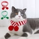 thumbnail image 1 of Babero de Lana Tejido para Mascotas, Estilo Navideño, para Gatos | Algodón Verde | Ajustable Hasta 40 Cm | Decoración Festiva, 1 of 6