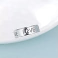 thumbnail image 5 of Hollow Love Letter Ring Stainless Steel Casual Engagement Wedding Rings Jewelry, 5 of 9