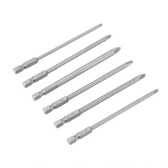 10pcs S2 SteelHead Screwdriver Bits Set with 1/4inch Hex Shank, MagneticHead Screw Driver Bits for Electric Screwdrivers, Hand Screwdrivers, Electric Drills