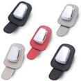 thumbnail image 2 of Car Glasses Holder Automobile Visor Organizer Clip Eyeglasses Hanger with Ticket Card Clamp Multifunctional Making Storage Easy Upgraded Red, 2 of 8