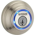 thumbnail image 1 of Weiser Kevo Bluetooth Smart Door Lock, Touch-to-Open Electronic Deadbolt, Satin Nickel, 1 of 3