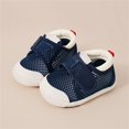 thumbnail image 2 of Ramiter Kids' Sneakers Toddler Baby Girl Boy Shoes Sneakers Mesh Breathable Shoes Soft Soled Sneakers Shoes for Unisex 0 To 3 Years Baby Shoes Girl,Navy, 2 of 5