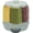 Matcha green, variant on 360? Rotating Grain Dispenser With 6 Grids, 13.2lbs Large Capacity Grain Dispenser Rotating Kitchen Storage Containers With Sealed Lid For Peanut Barley Millet And Cereal (Matcha green, 17.6 lbs)