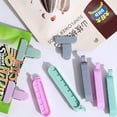thumbnail image 1 of Paquete de 24 clips de plástico para bolsas de papas fritas, ideales para sellar y almacenar alimentos frescos, refrigerios, papas fritas y café., 1 of 5
