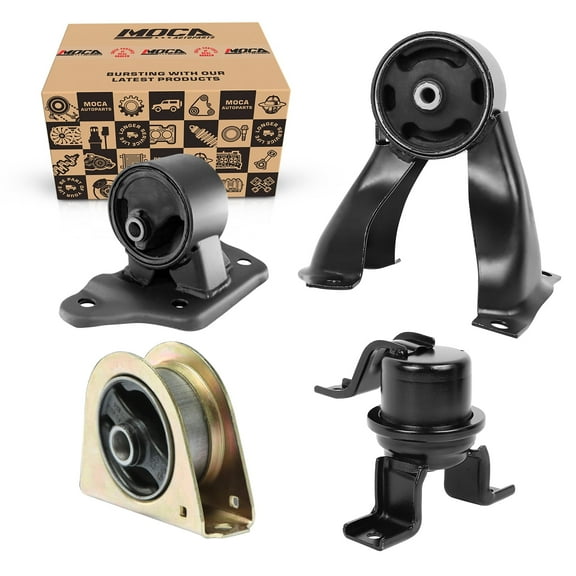 MOCA AUTOPARTS Engine Motor Trans Mounts Fit for 2002-2007 Mitsubishi Lancer 2.0L