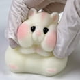 thumbnail image 4 of Juguete Squishy para hámster hecho a mano, de silicona realista, blanco, 4 of 9