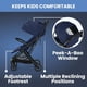 thumbnail image 5 of Delta Children Icon Ultra Compact Lightweight Everyday & Travel Stroller - One-Hand Fold - Only 15.6 Pounds - Fits in Overhead Compartments - Greenguard Gold Certified - Multi-Position Recline, Navy, 5 of 5