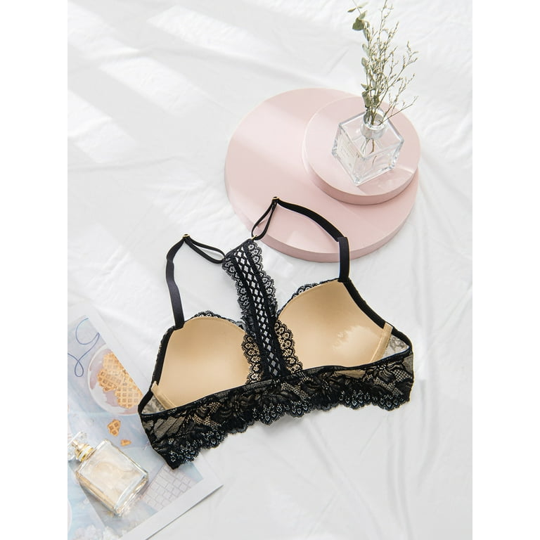 Sexy Lace Push Up Bra With Front Buckle Cape For Women Small, Traceless,  And Fashionable From Almetag, $132.08