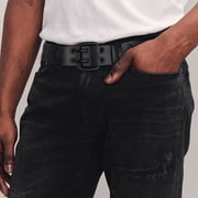 Maikun Men Belt Punk Belts for Men Black Belt Grommet Studded Leather Belt for Women