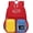 Red Yellow Blue, variant on Toddler Backpack for 2-6 Years womens womens: 900D Polyester womens Backpack with Chest Strap & Reflective Strips - Water Resistant Prewomen Bag for Daycare, women & Travel-Red
