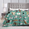 thumbnail image 4 of Capybara Gifts Blanket Bed Throw Blanket Soft Lightweight Cozy Warm Blankets for Kids Teens Men Women, 4 of 6