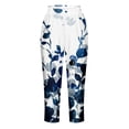 thumbnail image 4 of Owordtank Womens Casual Summer Print Trouser Elastic Pants, 4 of 5