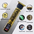 thumbnail image 3 of Professional Hair Trimmer for Men,Zero Gapped Cordless T-Blade Hair Clippers for Men,Edger Razor Shavers Rechargeable T Liners for Beard Trimmer Men, 3 of 5