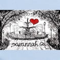 thumbnail image 2 of CafePress - I Love Savannah Ga Body Suit - Long Sleeve Cotton Baby Bodysuit, 2 of 4