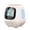 Off-White, variant on W & O Y1 Smart Music Flower Pot with Bluetooth Speaker, AI Interactive Expression Display, Rechargeable Desktop Planter for Home and Office - White