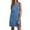 Light Blue, variant on Women's Plus Size Denim Dress Sleeveless Button Down Casual Summer Jean Mini Dress with Patch Pockets Trendy Western Style