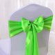 thumbnail image 1 of 10 bandas de satén para sillas, ideales para bodas, fiestas y hoteles, color verde., 1 of 7