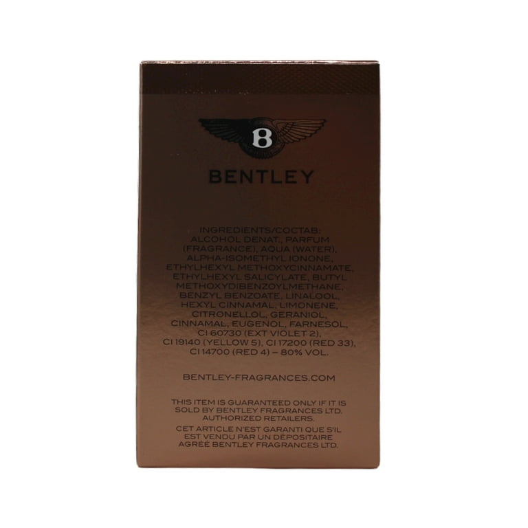 Bentley Intense Fragrance for Men, 3.4 oz/100 ml EDP Spray Bentley Intense Fragrance for Men, 3.4 oz/100 ml EDP Spray