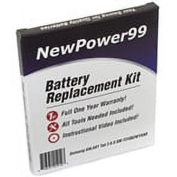 Samsung Galaxy Tab 3 8.0 SM-T3100ZWYXAR Battery Replacement Kit with Tools, Video Instructions, Extended Life Battery and Full One Year Warranty