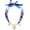 Heart Pendant, variant on Boho Scarf Necklace With Multi Conch Shell Heart Horseshoe Fish Charms Large Sun Pendant Necklace Adjustable Bandana Necklaces for Women Summer Beach Jewelry For Vacation