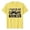 Yellow, variant on Men I Paused My Game To Be Here Letter Print Short Sleeve Round Neck Tennis T Shirt Floral Fashion Trend Bottoming