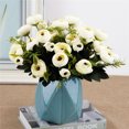 thumbnail image 2 of Advancent Ramo de capullo de rosa artificial de 9 cabezas, decoración de flores rosas de simulación, decoración Floral, flor falsa de boda Flores artificiales blanco Advancent HA7444-03B, 2 of 6