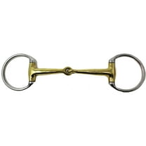 SS Copper 5" Mouth English Western Eggbutt Snaffle Horse Bit Tack Bridle 35189