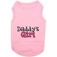 thumbnail image 3 of 1Pack Stretch Cotton “Daddy’s Girl” Dog T-Shirt, Machine Washable Durable Pet Clothes, Breathable Sleeveless Puppy Tank Top,M,Pink, 3 of 9