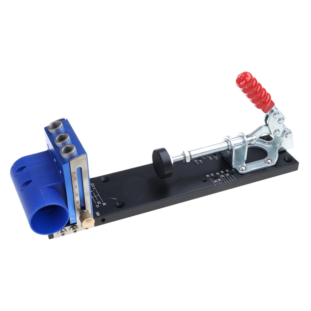 Pocket Hole Jig Kits Woodworking Oblique Hole Locator Drill Bit 5-80mm Drill Guide Set Hole Puncher DIY Crafts Tool