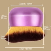 Westmore Beauty Blend & Blur Body Kabuki Brush & Self Tanner Brush, Oversize Body Blending Brush for Self Tanner, Makeup & Contour Blending - 80mm Dense Oval Kabuki Head Ensures Even (A-1PC)