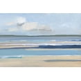 thumbnail image 2 of Swatland, Sally 32x23 White Modern Wood Framed Museum Art Print Titled - Inlet Breeze, 2 of 4