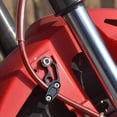thumbnail image 4 of BUYISI Motorcycle Brake Pipe Clamp Oil Pipe Brake Line Clamp Protector Aluminum Alloy Red, 4 of 8