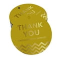 thumbnail image 1 of Inkdotpot Pack Of 50 Thank You For Celebrating With Us Bridal Shower-Baby Shower-Retirement-Wedding-Birthday Favor Paper Tags Craft Real Gold Foil Hang Tags, 1 of 7