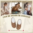 thumbnail image 7 of KLL Owl Mandala Pattern Adult Unisex Cozy Slippers,Fuzzy Slip-on Slippers TPR Sole Slippers Comfort Plush Home Footwear for Indoor & Outdoor-13, 7 of 7